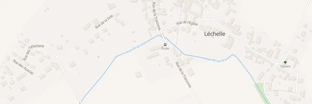 Plan du 14 Rue de la Traconne à Léchelle