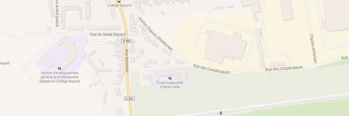 Plan du 7 Rue des Coopérateurs à Denain