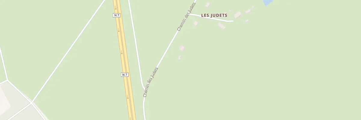 Plan du 2 Che des Judets à Yzeure