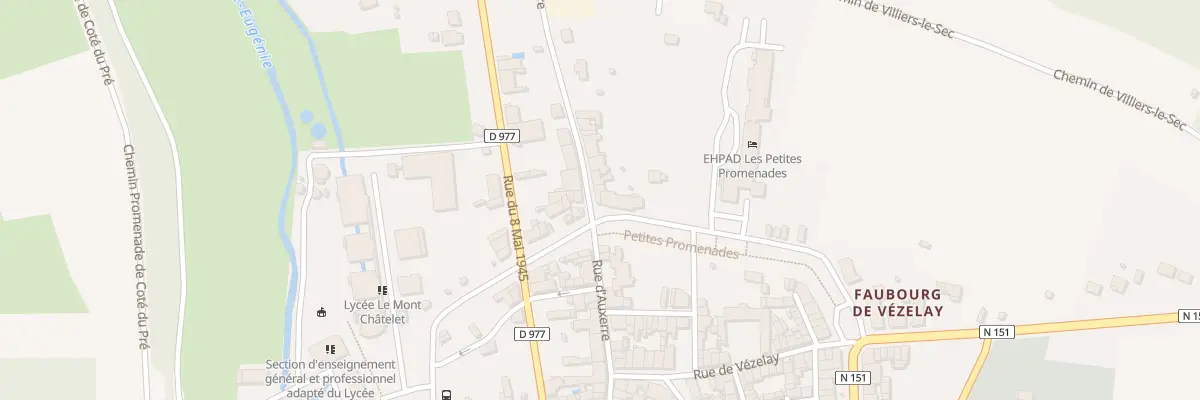 Plan du 4 Rue du Faubourg d’Auxerre à Varzy