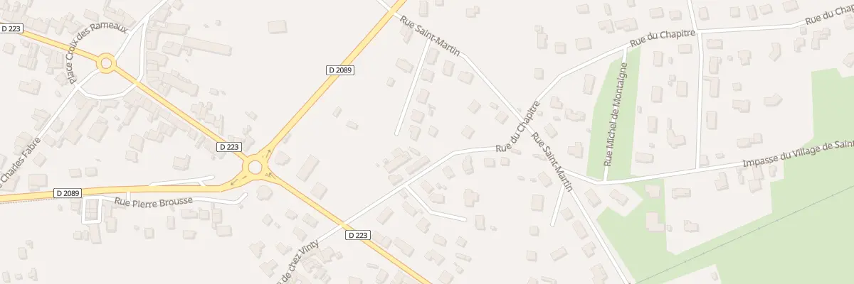 Plan du 11 Rue du Chapitre à Lezoux