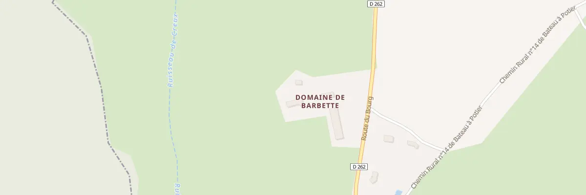 Plan du 62 Rte du Bourg à Druy-Parigny
