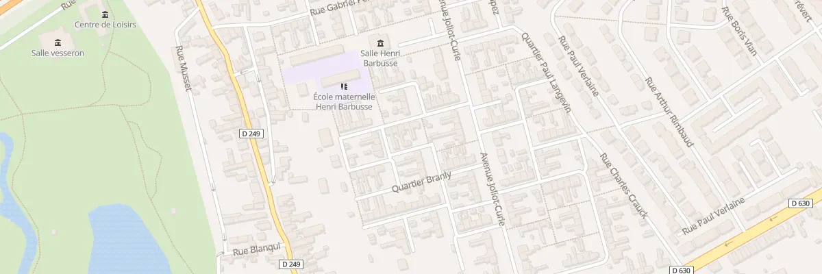 Plan du 7 Rue P Vaillant Couturier à Douchy-les-Mines