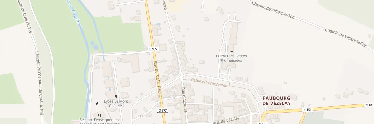 Plan du 6 Rue du Faubourg d’Auxerre à Varzy