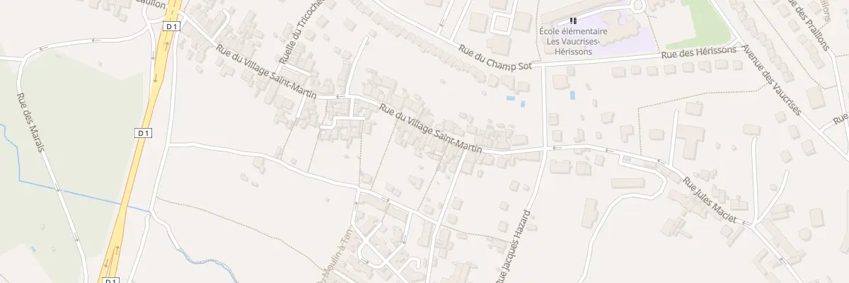 Plan du 32 Rue du Village St Martin à Château-Thierry