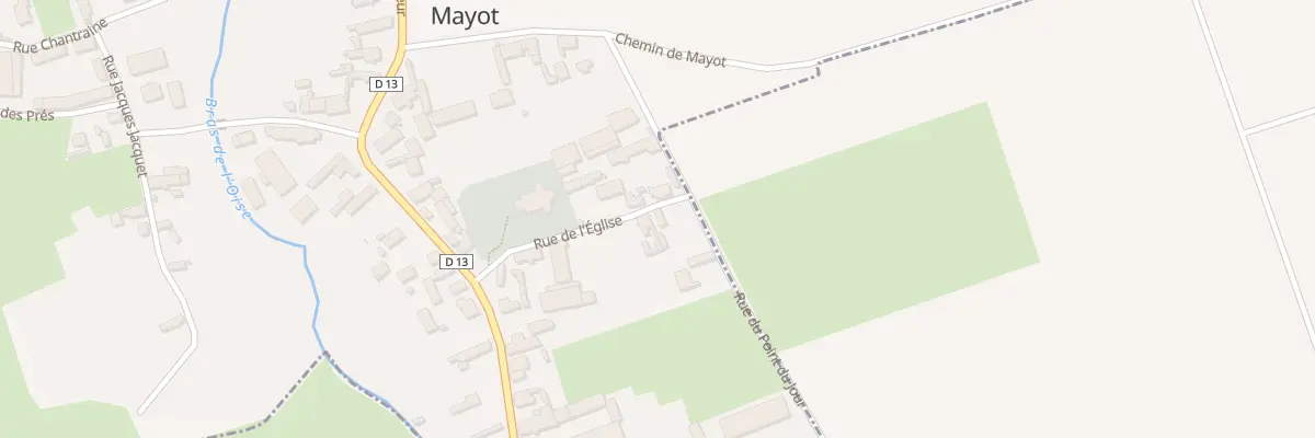 Plan du 6 Rue de l’Eglise à Mayot