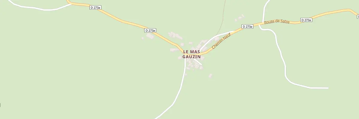 Plan du 5130 Hameau du Mas Gauzin à Campestre-et-Luc