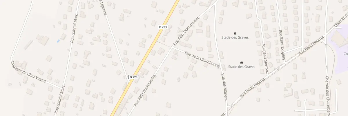 Plan du 34 Rue Félix Duchasseint à Lezoux