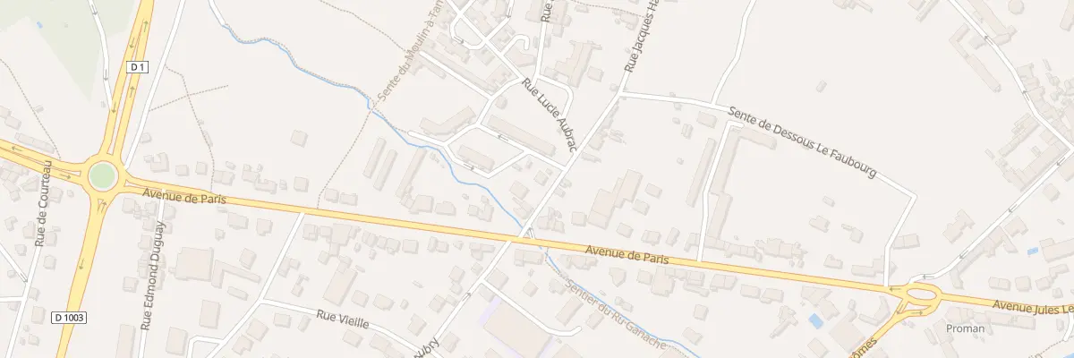 Plan du 6 Rue du Patis Saint-martin à Château-Thierry