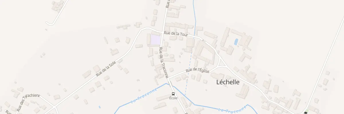Plan du 5 Rue de la Traconne à Léchelle
