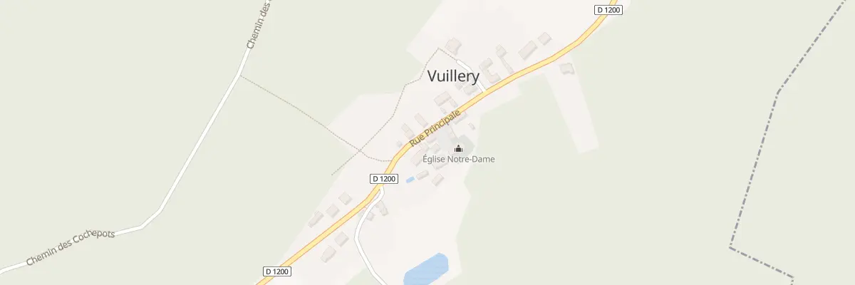 Plan du 6 Rue Principale à Vuillery