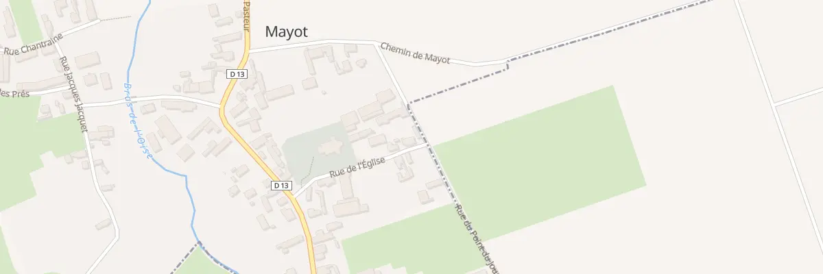 Plan du 7 Rue de l’Eglise à Mayot