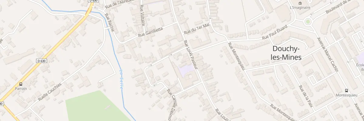 Plan du 44 Rue Pasteur à Douchy-les-Mines