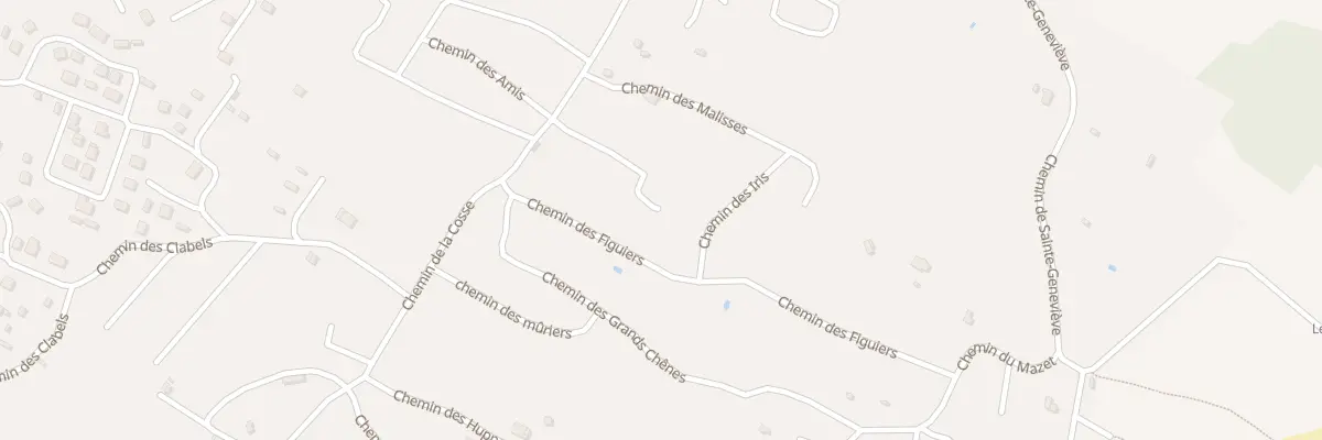 Plan du 367 Che de la Cosse à Vias