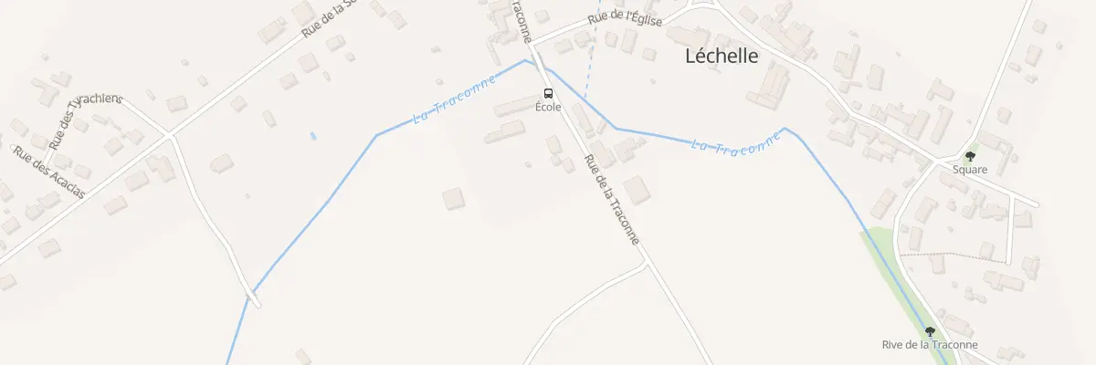 Plan du 18 Rue de la Traconne à Léchelle