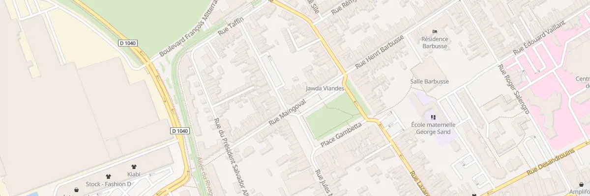 Plan du 29B Rue Maingoval à Denain