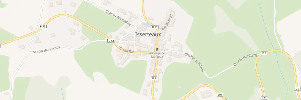 Plan du 5062B Bourg d’Isserteaux à Isserteaux