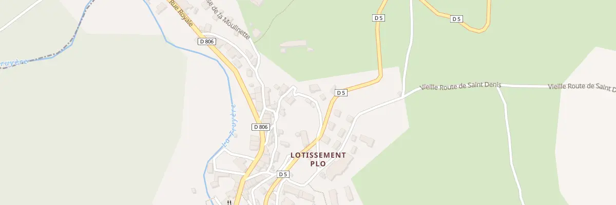 Plan du 10 Rue du Château à Serverette