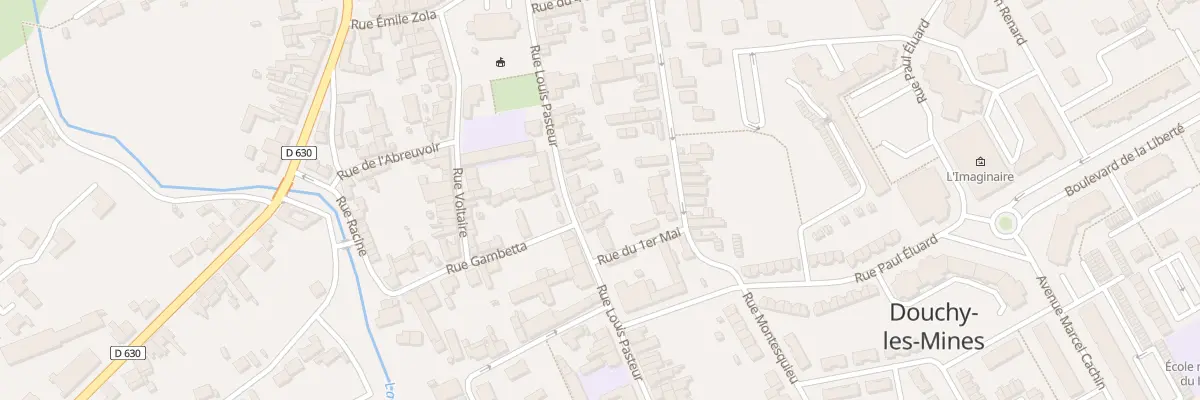 Plan du 43 Rue Pasteur à Douchy-les-Mines