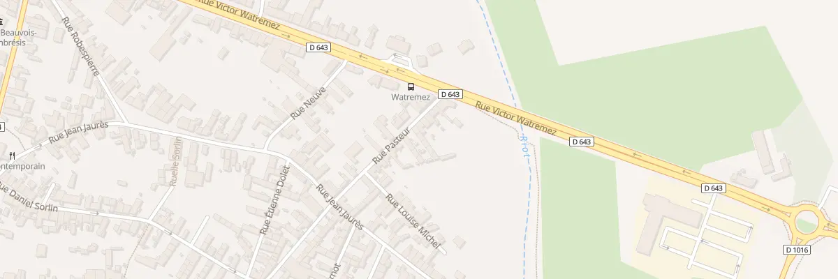Plan du 24 Rue Pasteur à Beauvois-en-Cambrésis