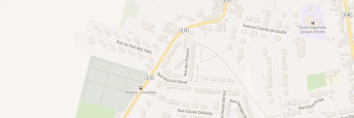 Plan du 51 Rue Matteoti à Wallers