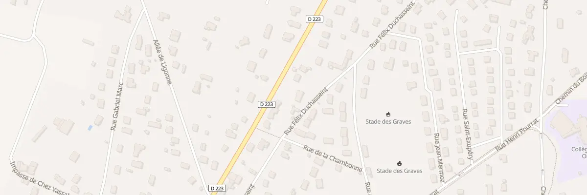 Plan du 64 Av Gen de Gaulle à Lezoux