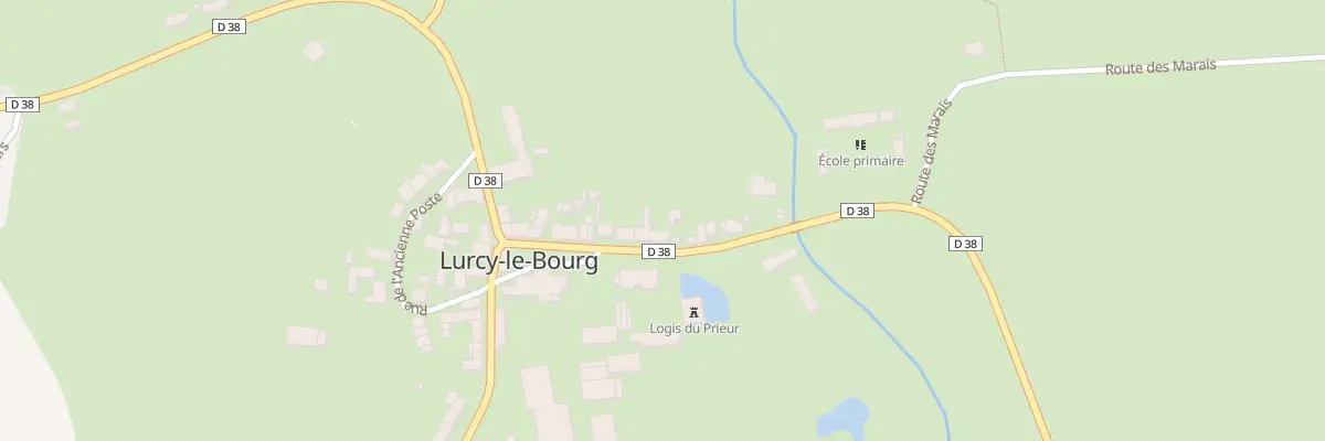 Plan du 23 Rte du Prieuré à Lurcy-le-Bourg