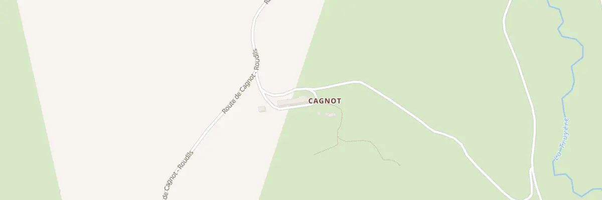 Plan du 5035 Cagnot à Serverette
