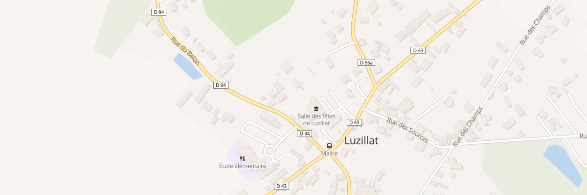 Plan du 5498 Rte de Vendegre à Luzillat