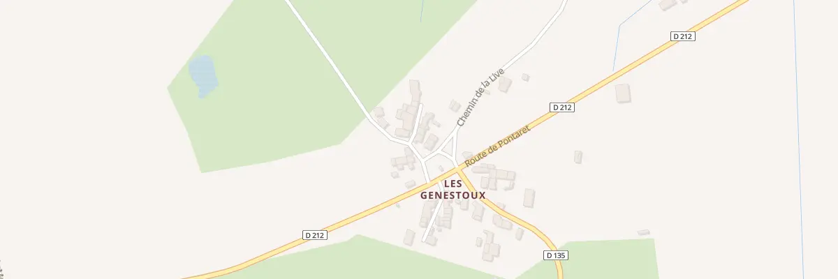 Plan du 80 Pl des Genestoux Genestoux à Glaine-Montaigut