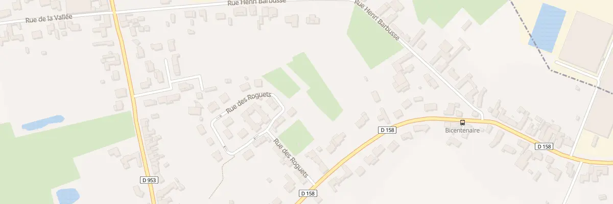 Plan du 43 Rue Roger Salengro à Millonfosse