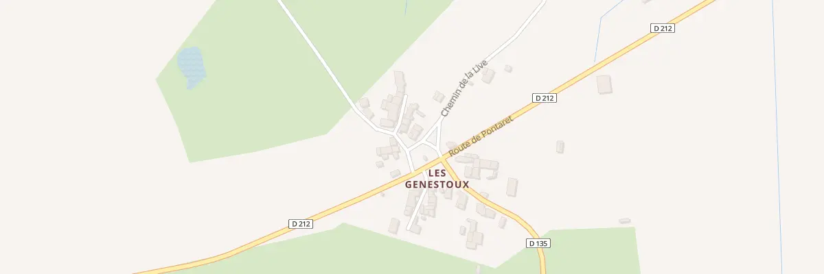Plan du 66 Pl des Genestoux Genestoux à Glaine-Montaigut