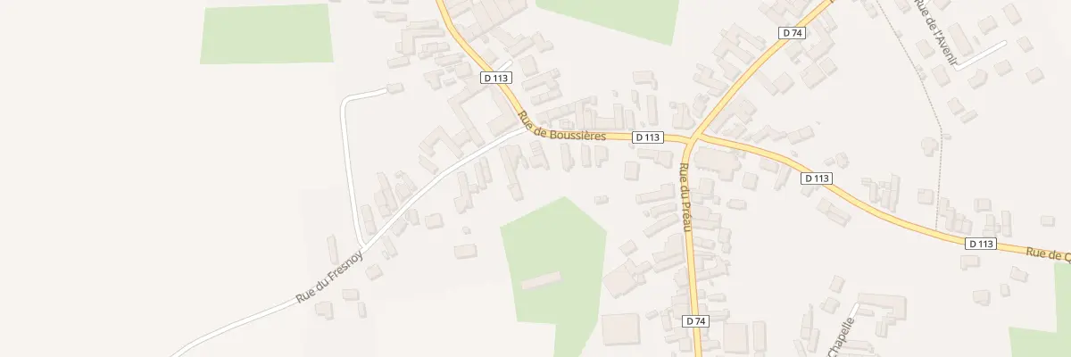 Plan du 3 Rue du Fresnoy à Bévillers