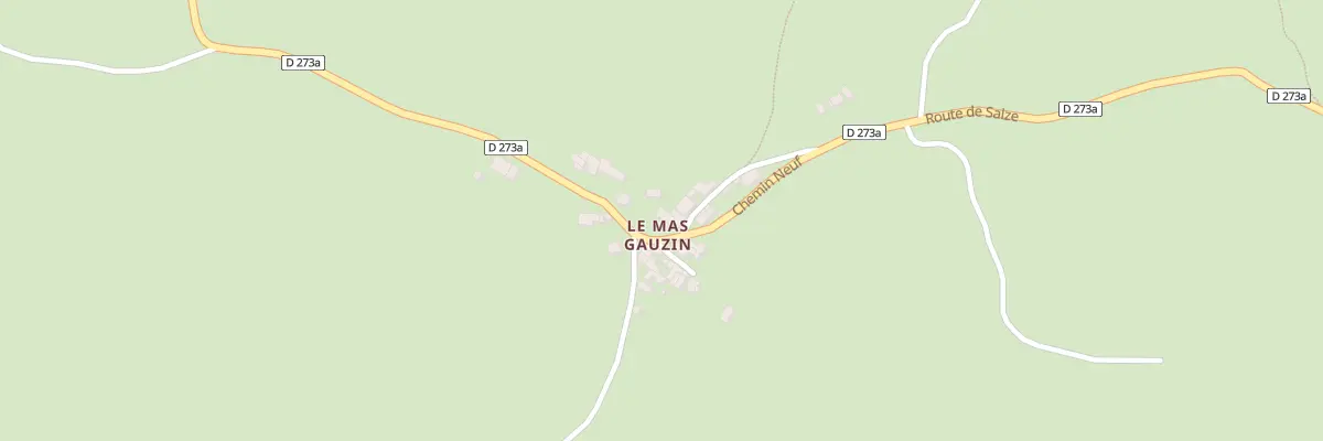 Plan du 5051 Hameau du Mas Gauzin à Campestre-et-Luc