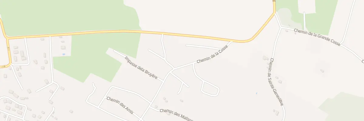 Plan du 160 Che de la Cosse à Vias