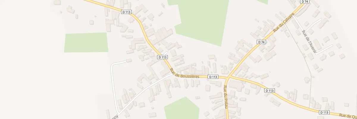 Plan du 22 Rue de Boussières à Bévillers