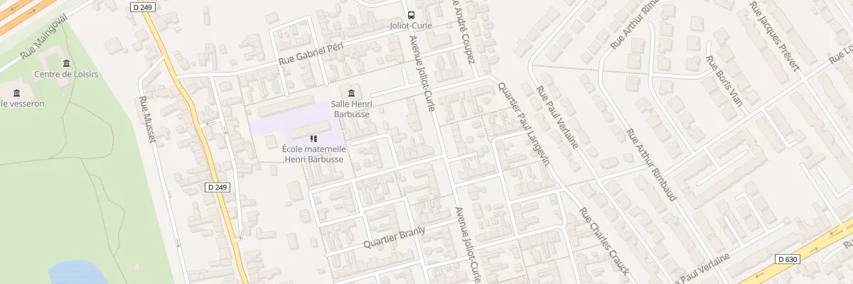 Plan du 1 Rue P Vaillant Couturier à Douchy-les-Mines