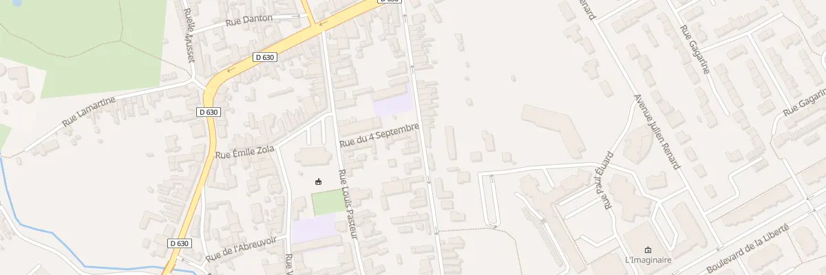 Plan du 14 Rue Victor Hugo à Douchy-les-Mines