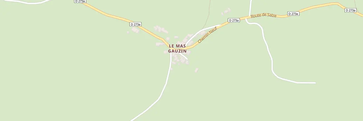 Plan du 5055 Hameau du Mas Gauzin à Campestre-et-Luc