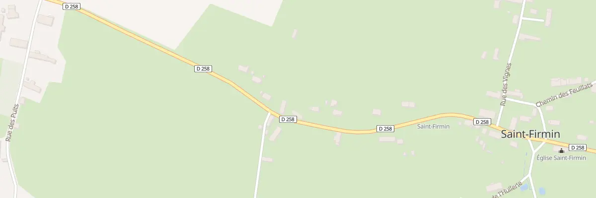 Plan du 15 Rte du Lavoir à Saint-Firmin