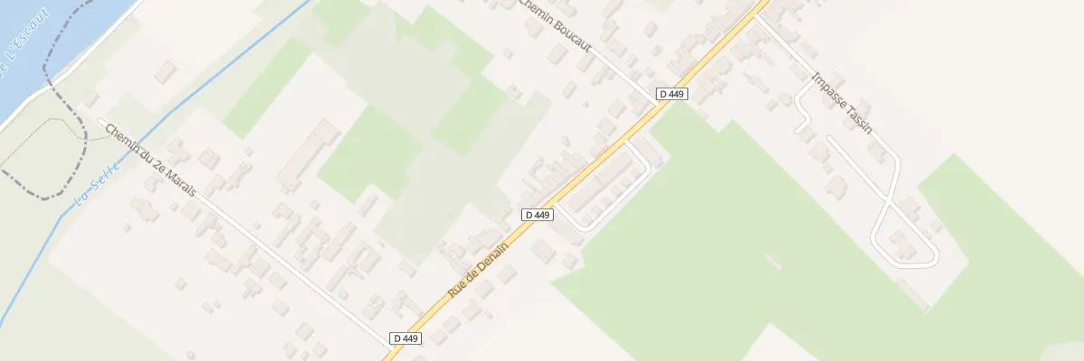 Plan du 58 Rue de Denain à Douchy-les-Mines