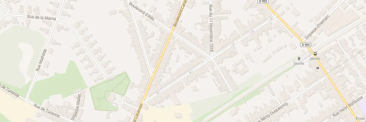 Plan du 42 Bd President Kennedy à Denain