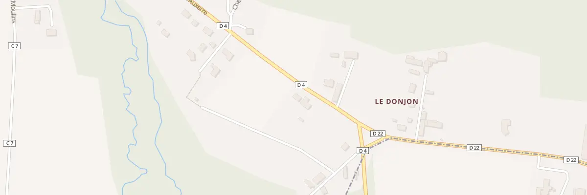 Plan du 4 Rte d’Auxerre à Beauvoir