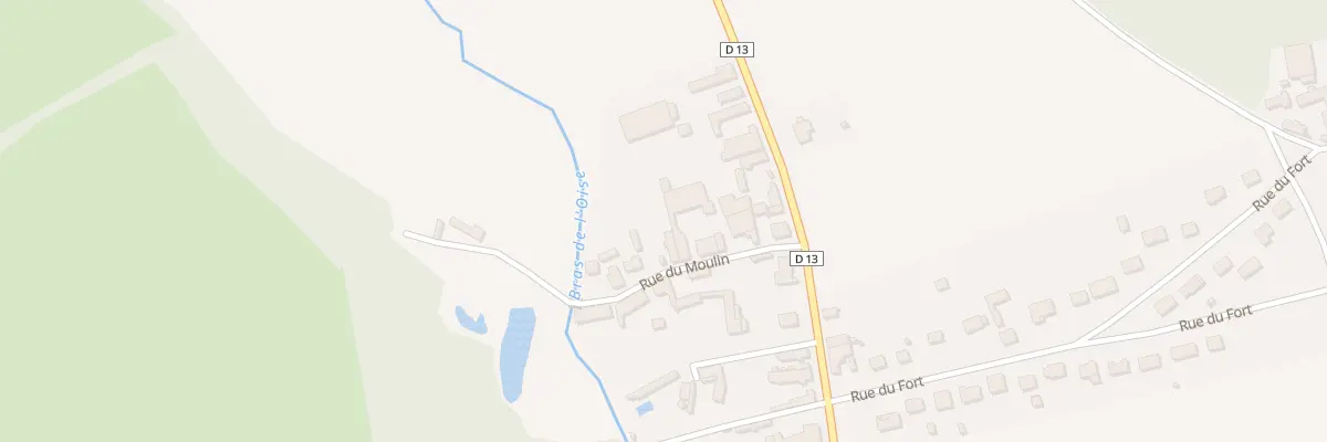 Plan du 4 Rue du Moulin à Achery