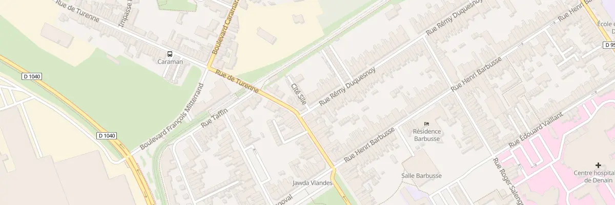 Plan du 3 Rue Rémy Duquesnoy à Denain