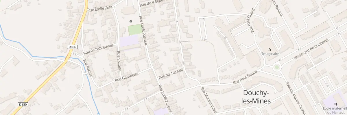 Plan du 50 Rue Victor Hugo à Douchy-les-Mines