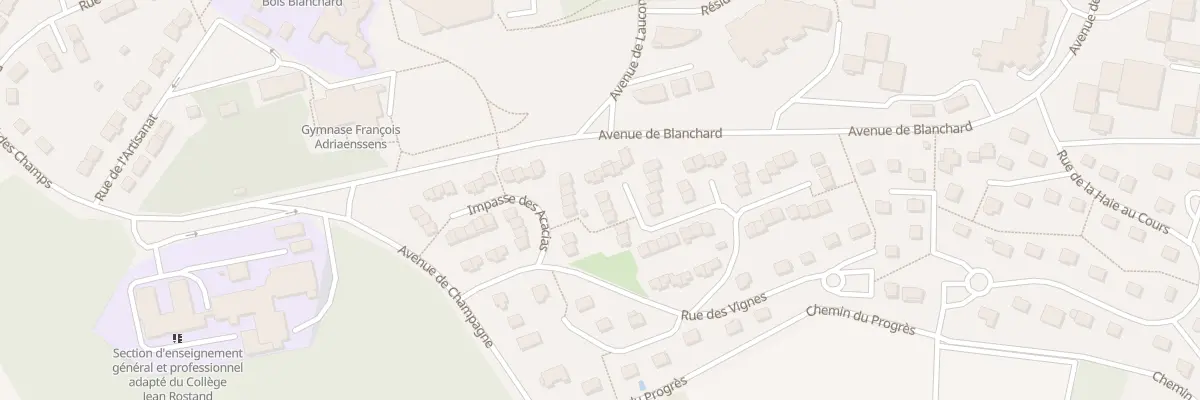 Plan du 24 Imp des Glycines à Château-Thierry