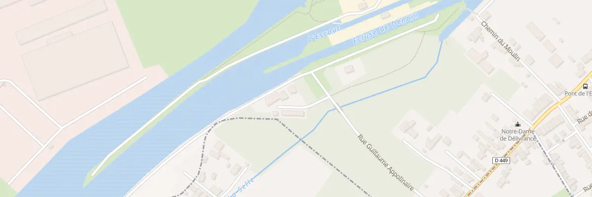 Plan du 6 Rue Guillaume Appolinaire à Denain