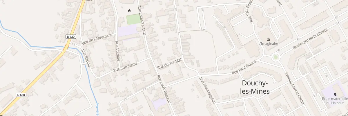 Plan du 3 Rue du 1 Mai à Douchy-les-Mines