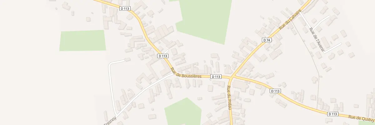 Plan du 18 Rue de Boussières à Bévillers